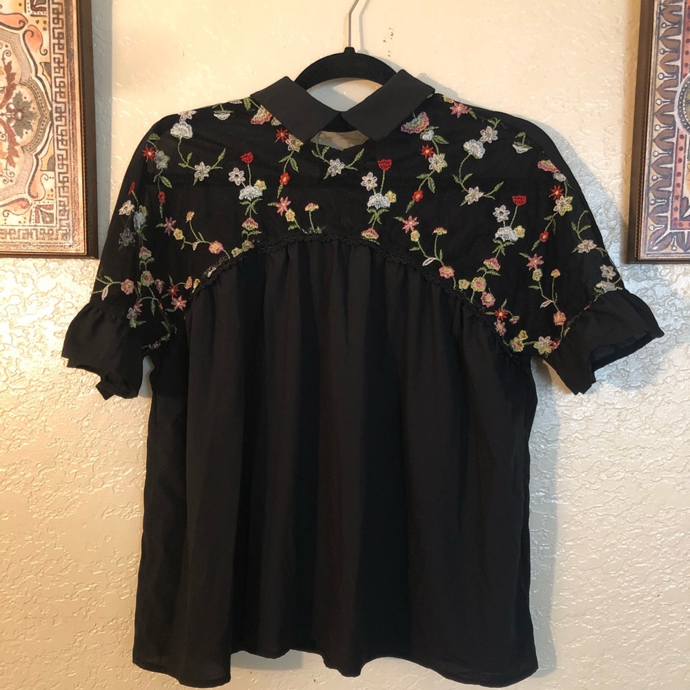 Shein floral top